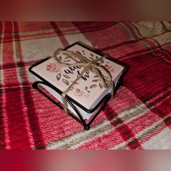 Primitives by Kathy Other - DONATING 11/15/24 ✨️Clearance✨️ Primatives by Kathy Be Joyful coaster set NWOT